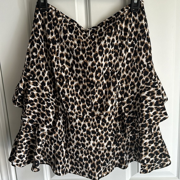 Michael Kors Collection Womens 100% Silk Ruffled Mini Skirt Made in Italy - Picture 6 of 8